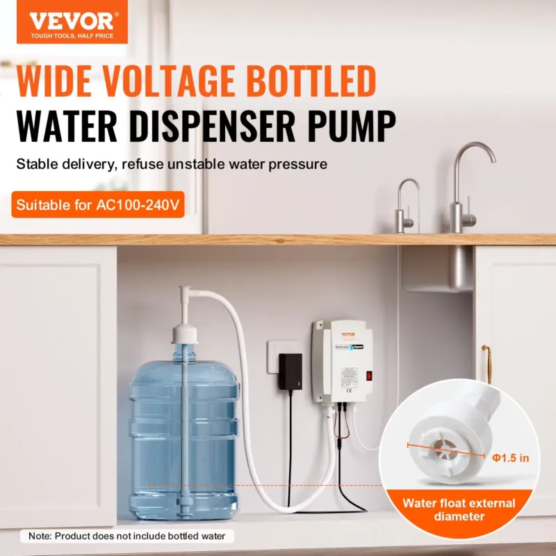 Veepudelipump kohvimasinale, 2,8 bar