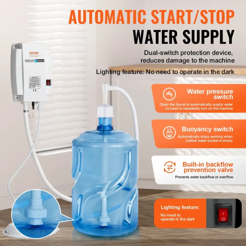 Veepudelipump kohvimasinale, 2,8 bar