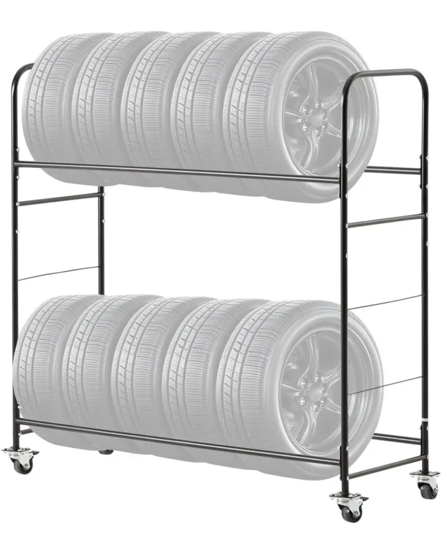 Veerev rehvide hoiuriiul, 180 kg, 560 mm