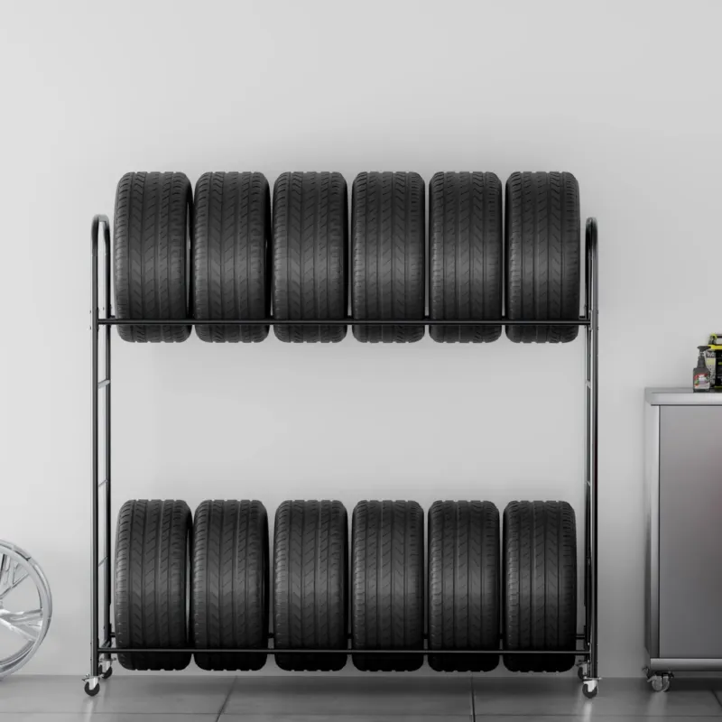 Veerev rehvide hoiuriiul, 180 kg, 560 mm