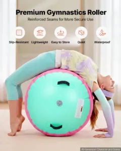 Võimlemistünniga õhurull 120x75cm täispuhutav trummelmatt — pilt 5