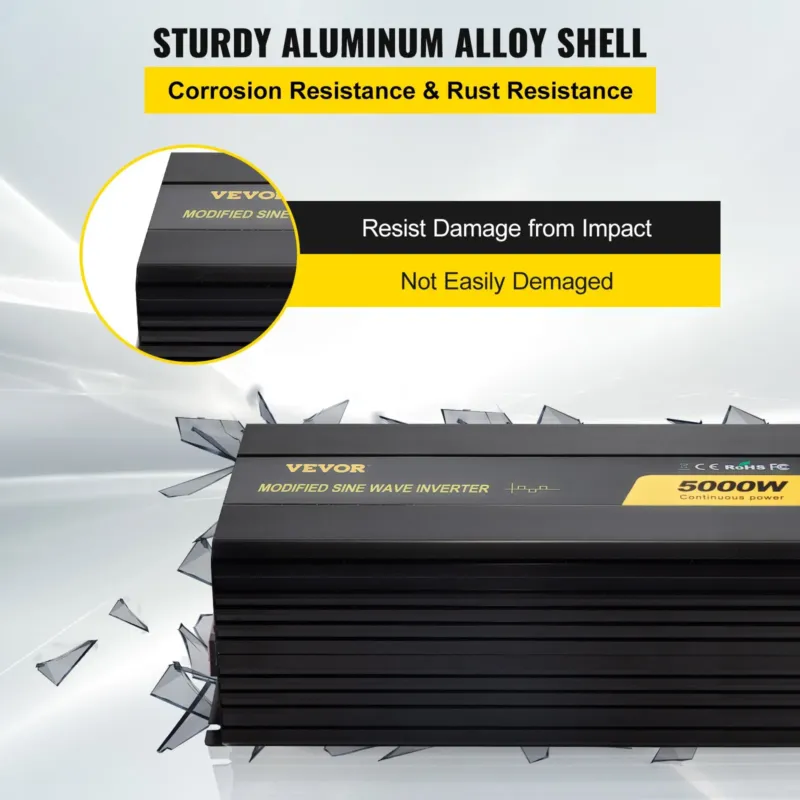 võimsusmuunduri modifitseeritud siinuslaine inverter 5000W DC12V